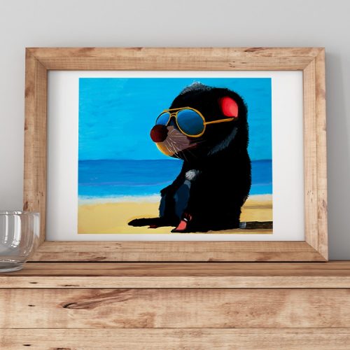 Tassie Devil Beach Visual