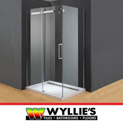 Wyllie Jorja Shower Screen Chrome