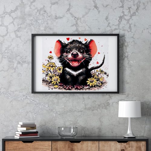 Tassie Devil Happy Visual