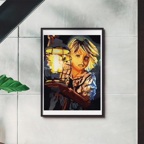 Girl With Lantern Visual
